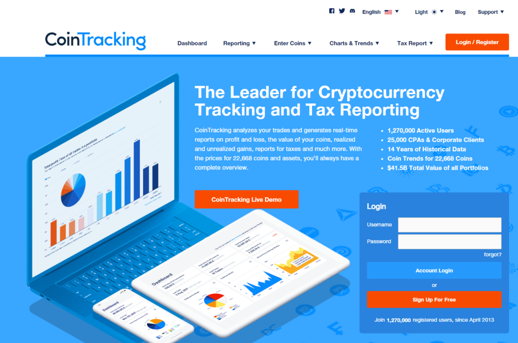 cointracking - top rated crypto tax reporting tool